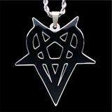 Black 'Heartagram' Necklace