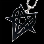 Black 'Heartagram' Necklace