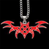 Red 'X Wing' Necklace