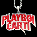 Red 'Playboi Carti' Necklace