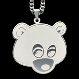 Etched 'Bear' Necklace