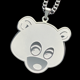 Etched 'Bear' Necklace