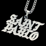 Etched 'Saint Pablo' Necklace