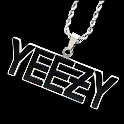 Black 'YEEƵY' Necklace