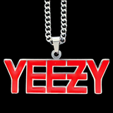 Red 'YEEƵY' Necklace