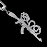 Iced 'G59 Rifle' Necklace