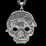 Iced Black 'G59 Skull' Necklace