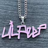 Pink 'Peep' Necklace