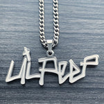 Etched 'Lil Peep' Necklace