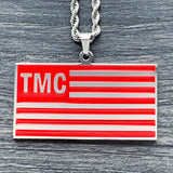 Red 'TMC' Necklace
