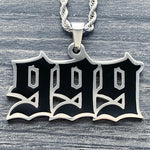 Black 'Royal 9' Necklace