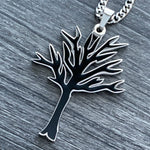 Black 'Tree of Life' Necklace