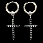 Black 'Cross' Earring