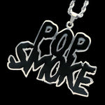 Black 'POP SMOKE' Necklace