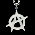 Etched 'Anarchy' Necklace