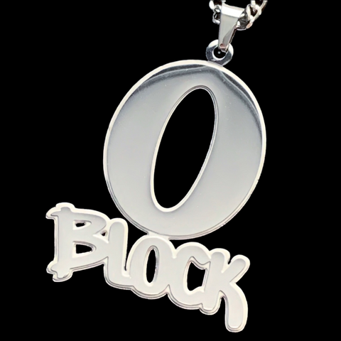 'O Block' Necklace