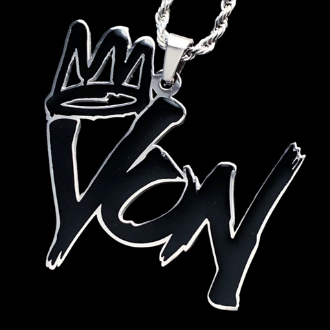 Black 'King Von' Necklace